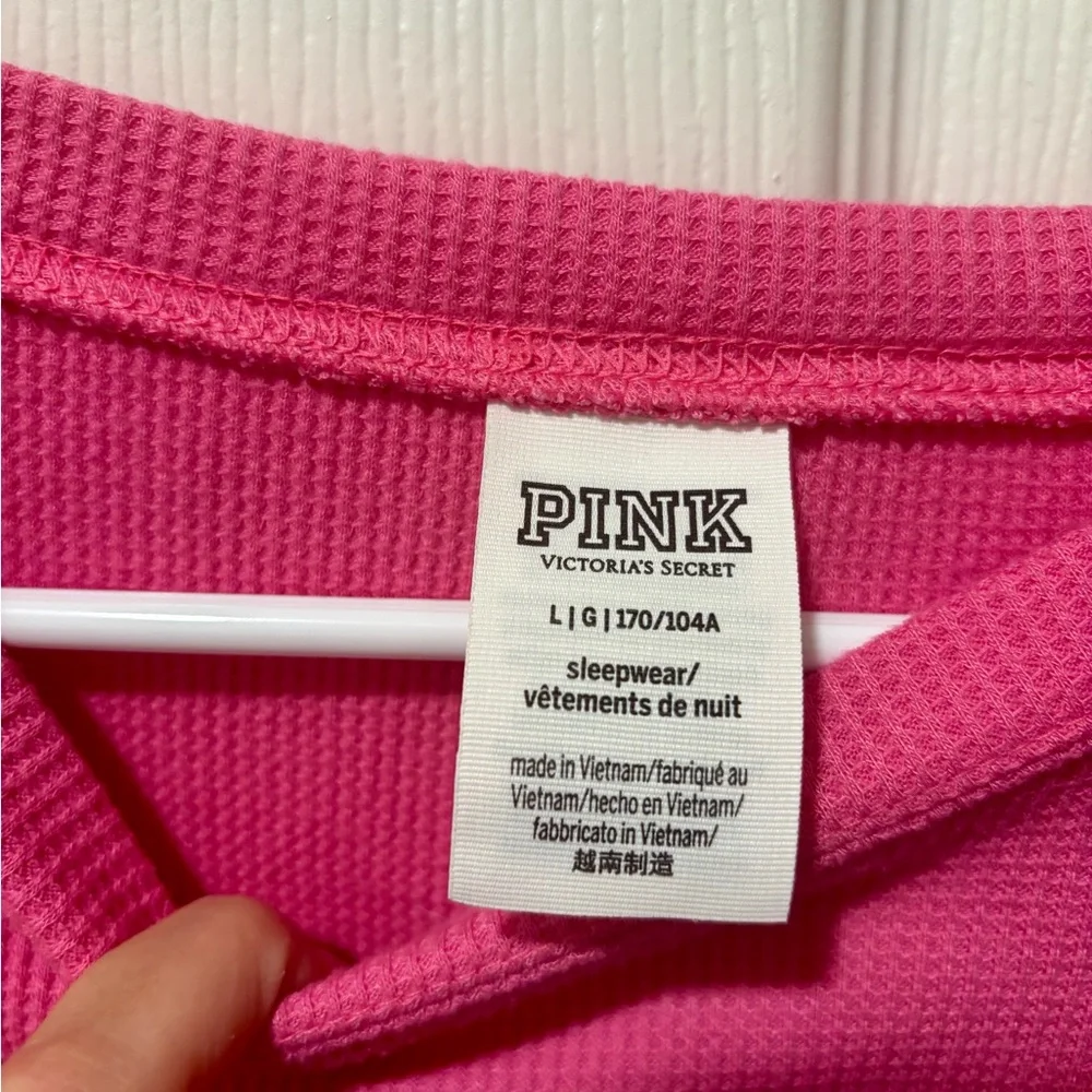 PINK Victoria's Secret Long Sleeve Pink - Sleep shirt - Picture 4 of 4